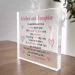 Mother and Daughter Present Gift For Daughter Mum Christmas