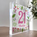 21st Birthday Gifts For Daughter Girls Her PERSONALISED Block