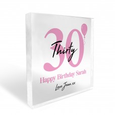PERSONALISED 30th Birthday Gifts For Mum Sister Auntie Friend