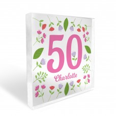 50th Birthday Gifts For Nan Mum Women Auntie Her PERSONALISED