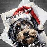 Cockapoo Dog Christmas Card Funny Dog Greetings Card Cockapoo