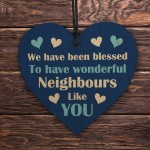 Neighbour Appreciation Gifts Wooden Heart Gift For Neighbour