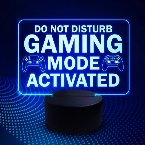 Gaming Do Not Disturb Neon Sign for Wall Bedroom Game Room Decor