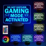 Gaming Do Not Disturb Neon Sign for Wall Bedroom Game Room Decor