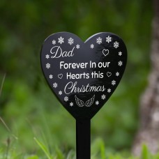 Christmas Memorial Grave Marker Dad Christmas Memorial Decor