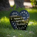 Christmas Memorial Grave Marker Dad Christmas Memorial Decor Christmas Memorial Grave Marker Dad Christmas Memorial Decor