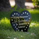 Grandad Christmas Memorial Plaque Graveside Memorial Decorations