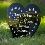 Christmas In Heaven Plaque For Mum Memorial Christmas Decoration
