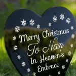 Merry Christmas Memorial Stake For Nan Acrylic Grave Marker