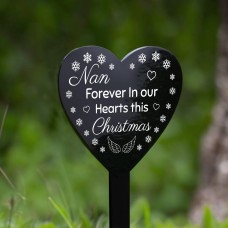 Nan Forever In Our Hearts Christmas Memorial Decoration For Nan