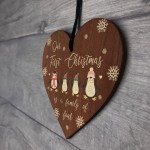 1st Christmas As A Family Of Four Personalised Christmas Decor