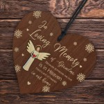 In Loving Memory of Grandma Memorial Bauble Ornaments Plaque