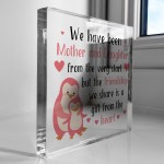 Mother and Daughter Plaque Mum Daughter Gift Christmas Birthday