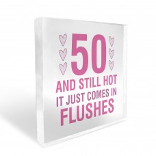 50th birthday gifts women friend mum novelty birthday acrylic