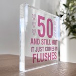 50th birthday gifts women friend mum novelty birthday acrylic