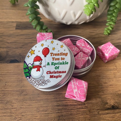 Christmas Magic Sweet Tin Stocking Filler Gift For Son Daughter 