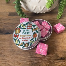 Christmas Tin For Small Sweets Stocking Filler Gift For Him Her