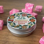 Christmas Tin For Small Sweets Stocking Filler Gift For Him Her