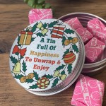 Christmas Tin For Small Sweets Stocking Filler Gift For Him Her