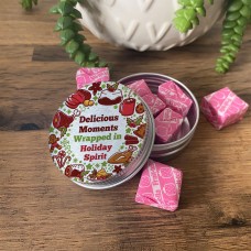 Christmas Tin Keepsake Gift For Friends Colleagues Son Daughter 