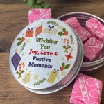 Christmas Tin For Colleagues Neighbour Best Friend Son Daughter 