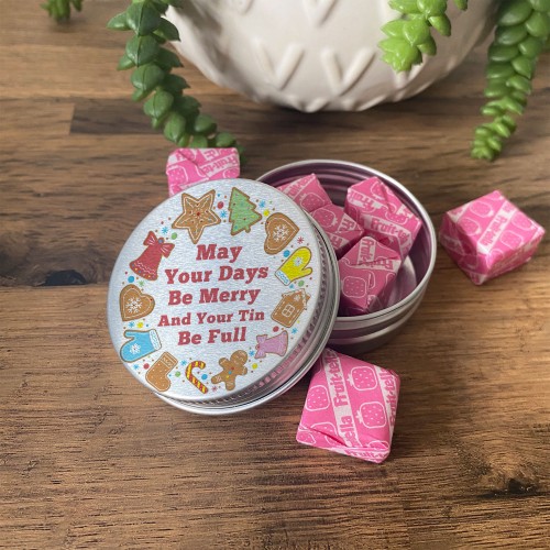 Christmas Stocking Filler Sweet Tin Christmas Gift For Friend