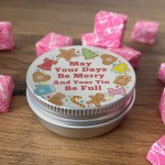 Christmas Stocking Filler Sweet Tin Christmas Gift For Friend