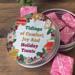 Novelty Christmas Sweet Tin Gift For Son Daughter Brother Sister