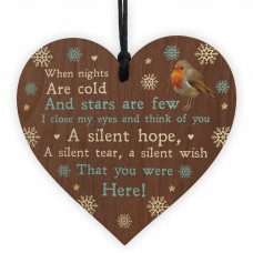 Christmas Memorial Tree Decoration Bauble Remembrance Plaque