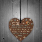 Christmas Memorial Tree Decoration Bauble Remembrance Plaque