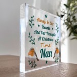 Memorial Christmas Plaque For Nan Keepsake Memorial Plaque 
