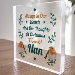 Memorial Christmas Plaque For Nan Keepsake Memorial Plaque 