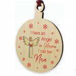Remembrance Bauble Christmas Tree Decoration For Nan