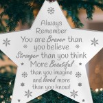 Braver Stronger Beautiful Sign Gift For Best Friend Birthday