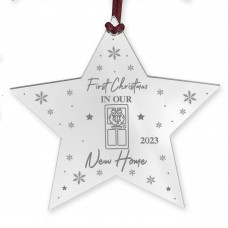 First Christmas In Our New Home 2023 Christmas Tree Bauble