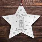First Christmas In Our New Home 2023 Christmas Tree Bauble