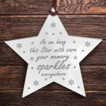Memorial Christmas Decoration Beautiful In Memory Plaque