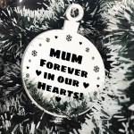 Hanging Acrylic Memorial Christmas Decoration For Mum
