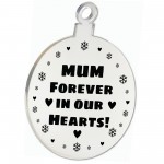 Hanging Acrylic Memorial Christmas Decoration For Mum