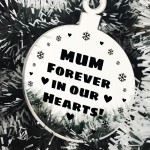 Hanging Acrylic Memorial Christmas Decoration For Mum