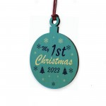 Christmas Tree Decoration My 1st Christmas Wooden Bauble