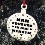 Hanging Acrylic Memorial Christmas Decoration For Nan