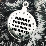 Mum Memorial Hanging Engraved Plaque Bauble Gift Graveside Decor