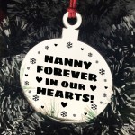 Mum Memorial Hanging Engraved Plaque Bauble Gift Graveside Decor