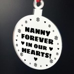 Mum Memorial Hanging Engraved Plaque Bauble Gift Graveside Decor