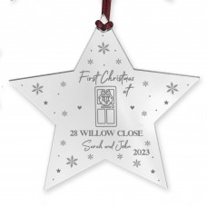 New Home Personalised Christmas Decoration For Couple Friend