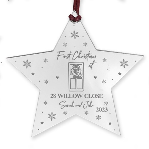 New Home Personalised Christmas Decoration For Couple Friend