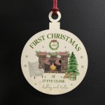 New Home 1st Christmas Tree Decoration Personalised Bauble