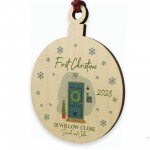 Christmas Tree Decoration Personalised Wooden Bauble