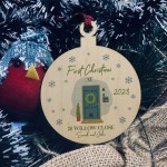 Christmas Tree Decoration Personalised Wooden Bauble